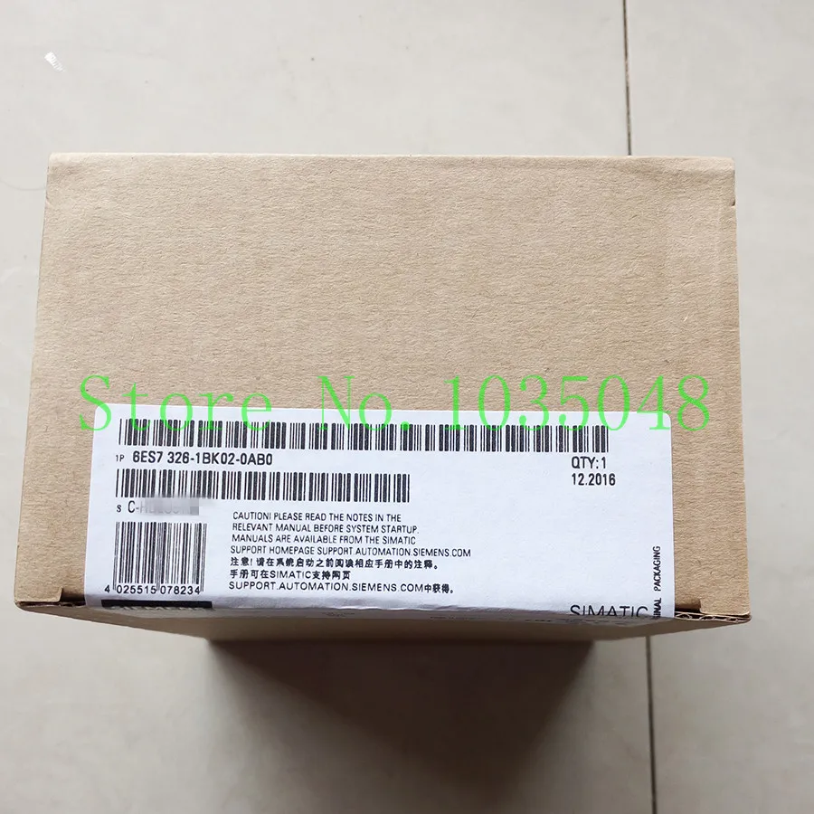 

1PC 6ES7326-1BK02-0AB0 6ES7 326-1BK02-0AB0 New and Original Priority use of DHL delivery