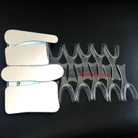 4pcsset dental intraoral reflector photography mirror 10pcs cheek lip mouth retractor opener dental clinic tools
