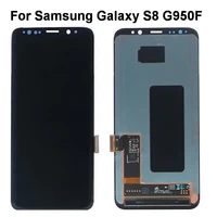 100 original super amoled s8 lcd for samsung galaxy s8 g950 g950f g950u sm g950fds lcd display touch screen digitizer assembly