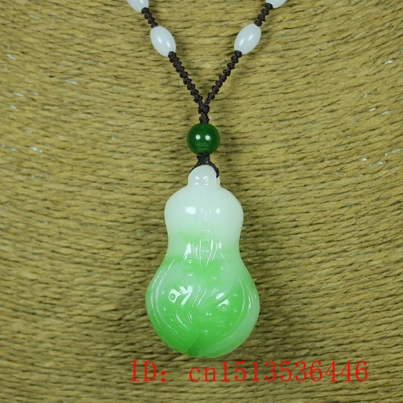 

Natural White Green Jade Chinese Cabbage Pendant Necklace Charm Jewellery Fashion Accessories Hand-Carved Man Luck Amulet Gifts