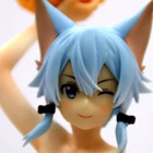 Фигурка-трансформер, меч, онлайн, Асада шино, черлидинг, кошачьи уши, голая, сексуальная девушка, коллекционная экшн-фигурка из смолы