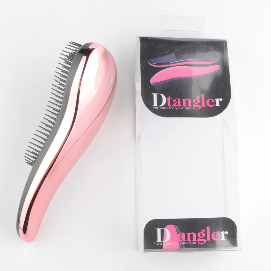 

1pc Detangling Hair Brush Handle 5 Bright colors Magic Anti-static Tangle Comb Shower Massage Comb Salon Hairdressing