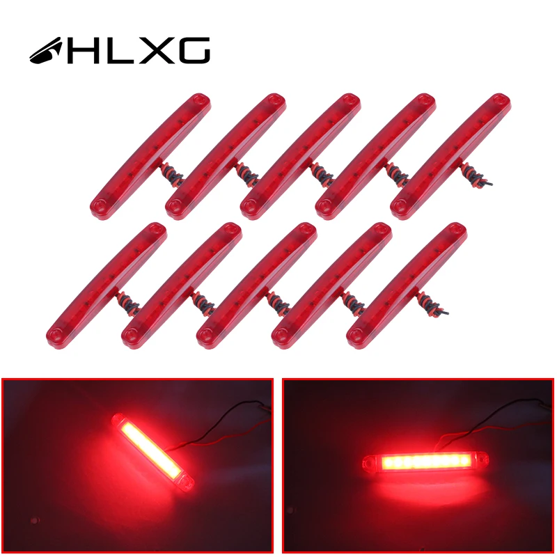 10 шт. Auto24V СВЕТОДИОДНЫЙ грузовик с прицепом стробирующий световой сигнал