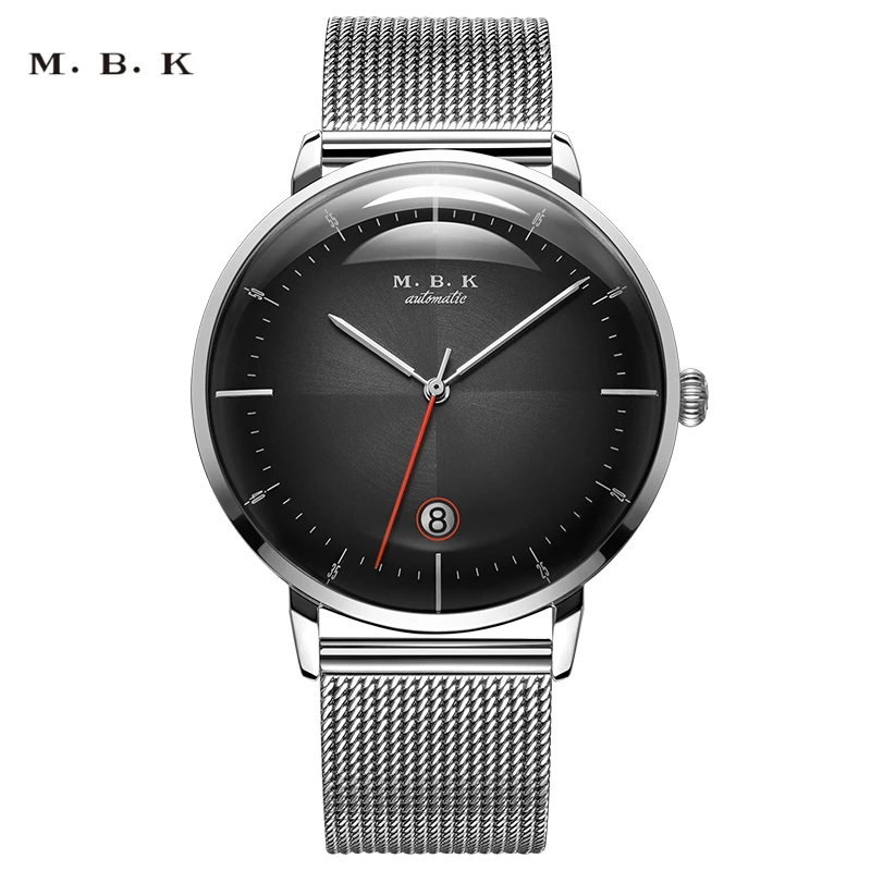 Relogio Masculino m.b. K брендовые роскошные механические часы для мужчин с 3D изогнутым сапфировым кристаллом циферблат Автоматические наручные часы для мужчин Saat