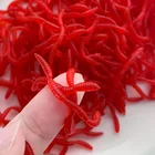 50100 шт., силиконовые рыболовные приманки с запахом креветок