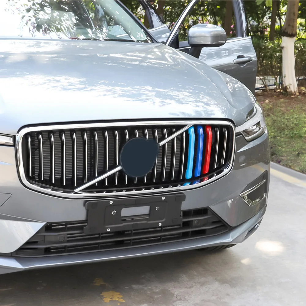 Автомобильный гриль 3 шт./компл. Трехцветная Декоративная полоса для Volvo XC60 2018