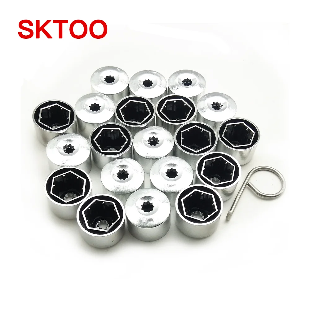 Стиль 20 шт хромированные колпачки для колес для VW Jetta Golf 5 Passat B6 EOS Tiguan Caddy Polo 1K0 601 173 A