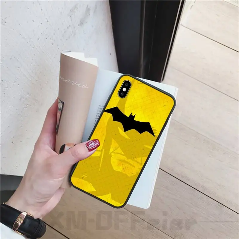 LJHYDFCNB The Bat Man Bling Cute Phone Case For iphone6 6s plus 7 8 X XR XS MAX 11 Pro Max Cover | Мобильные телефоны и