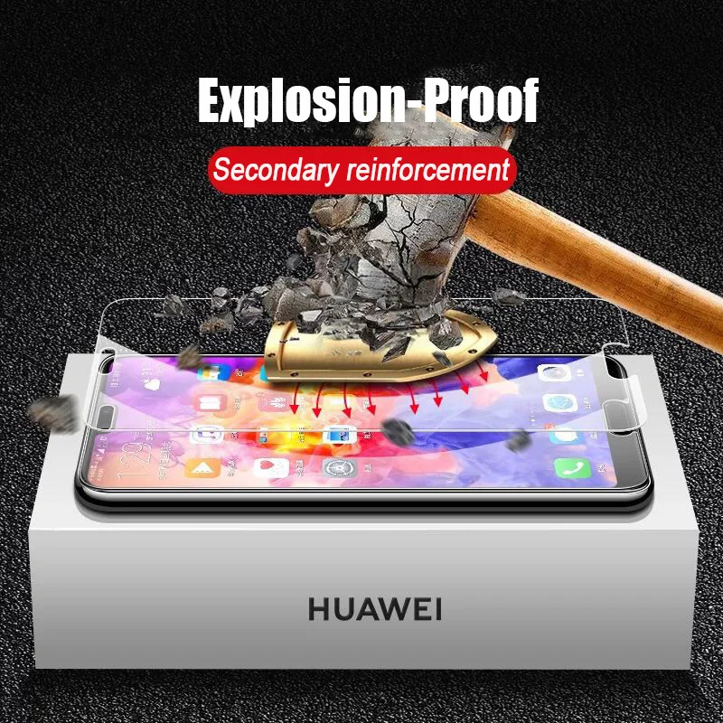2 шт./лот полноэкранное закаленное стекло для Huawei P20 Pro Lite защита экрана от Blu ray