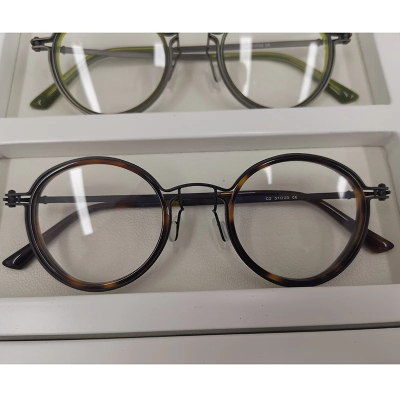 

Stainless Fashion Round Reading Glasses 2021 Vintage Women Men Eyeglasses Eyewear Blue Light Blocking