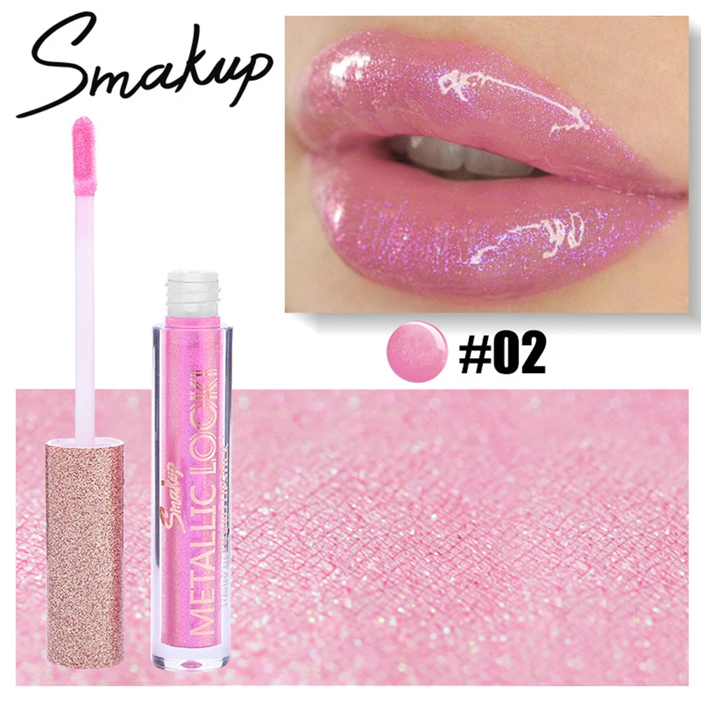 SMAKUP 8 цветов Блеск для губ длительный увлажняющий сексуальный прозрачный блеск для губ жемчужная жидкая помада для губ Губная помада Водонепроницаемая оттенок TSLM1
