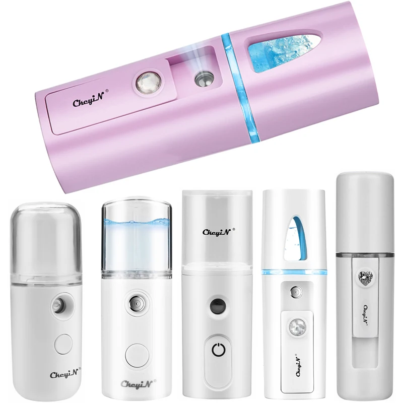 USB Charging Portable Mini Nano Mist Atomization Sprayer Facial Body Nebulizer Steamer Moisturizing Beauty Device Skin Care Tool | Красота и