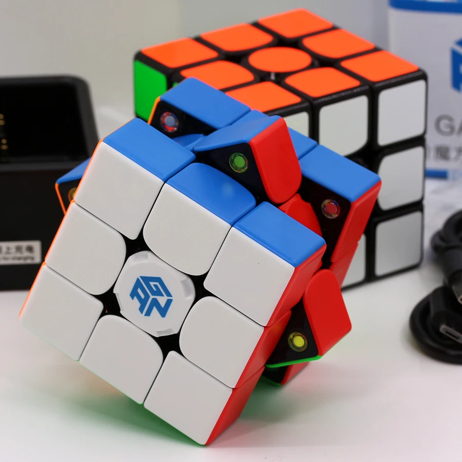 Волшебный куб-головоломка GAN 356i GAN cube 356I gan356i 3x3x3 3x3 smart Bluetooth App станция Профессиональный скоростной куб инструктор