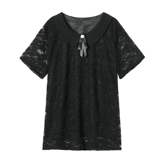 Diane von Furstenberg 2007 кружевная блузка черная