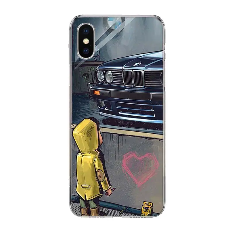 Boy See Sports Car Jdm Drift Phone Case For iPhone 14 11 12 13 Pro Max Xr X Xs Mini 8 7 Plus 6 6S SE 5S Soft Fundas Coque Shell images - 6