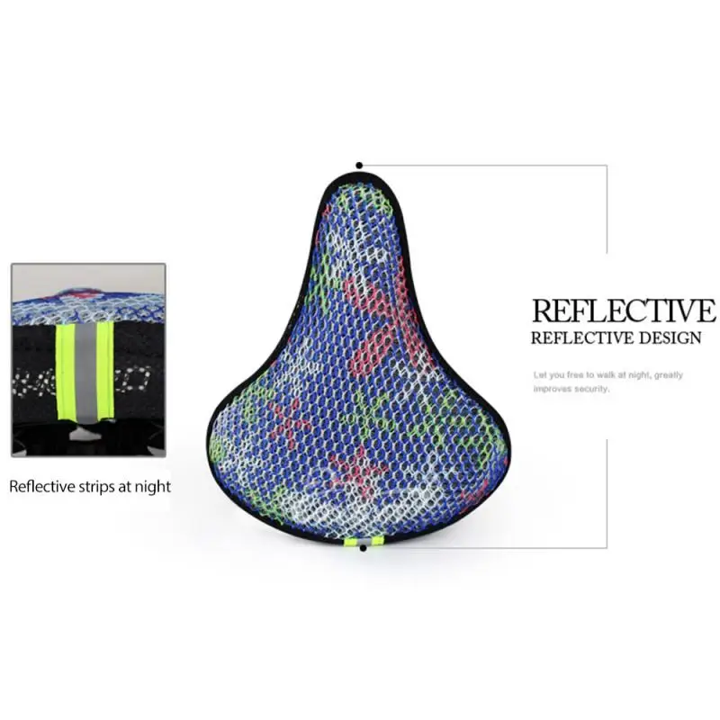 

Bicycle Sunscreen Cushion Cover Hot Riding Cushion Cover Breathable Heat Insulation Comfortable Bicycle 3d Seat Cushion