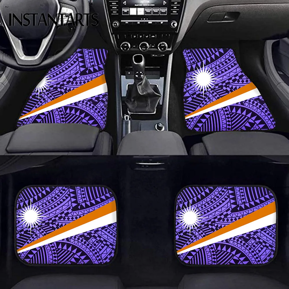 Коврик INSTANTARTS с принтом флага острова полинезийский ковер модные передние и