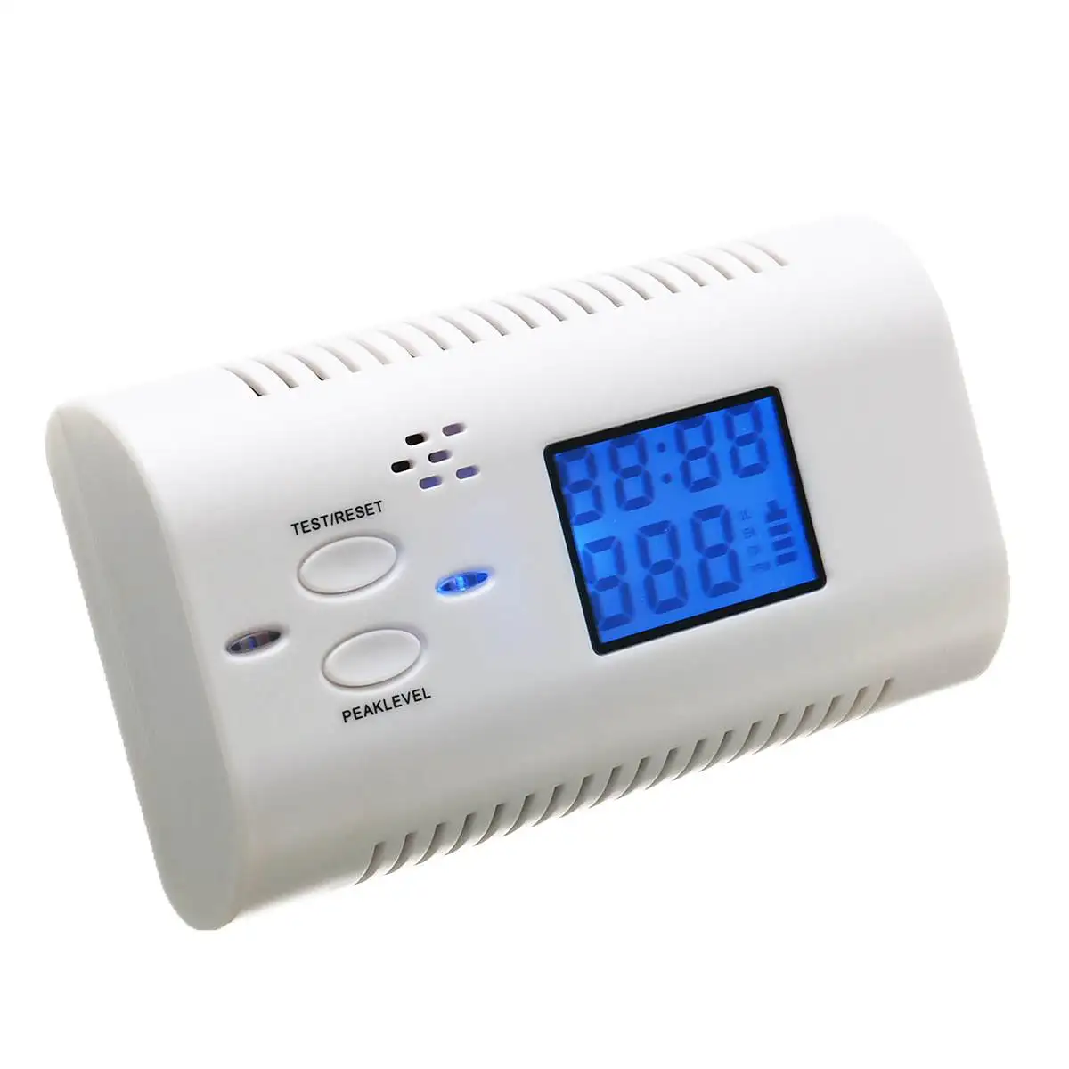

Security Alarm Voice Carbon Monoxide Detector LCD Display Poisoning Gas Alarm Sensor Co Detector 9V Battery For Home Kitchen