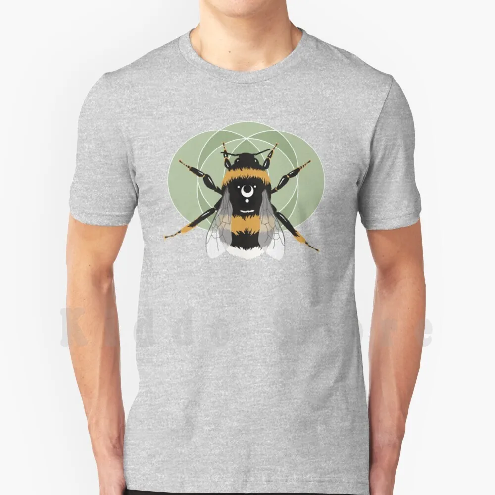 Мужская хлопковая футболка Bombus с принтом сделай сам крутая Пчелкой медом Бамблом