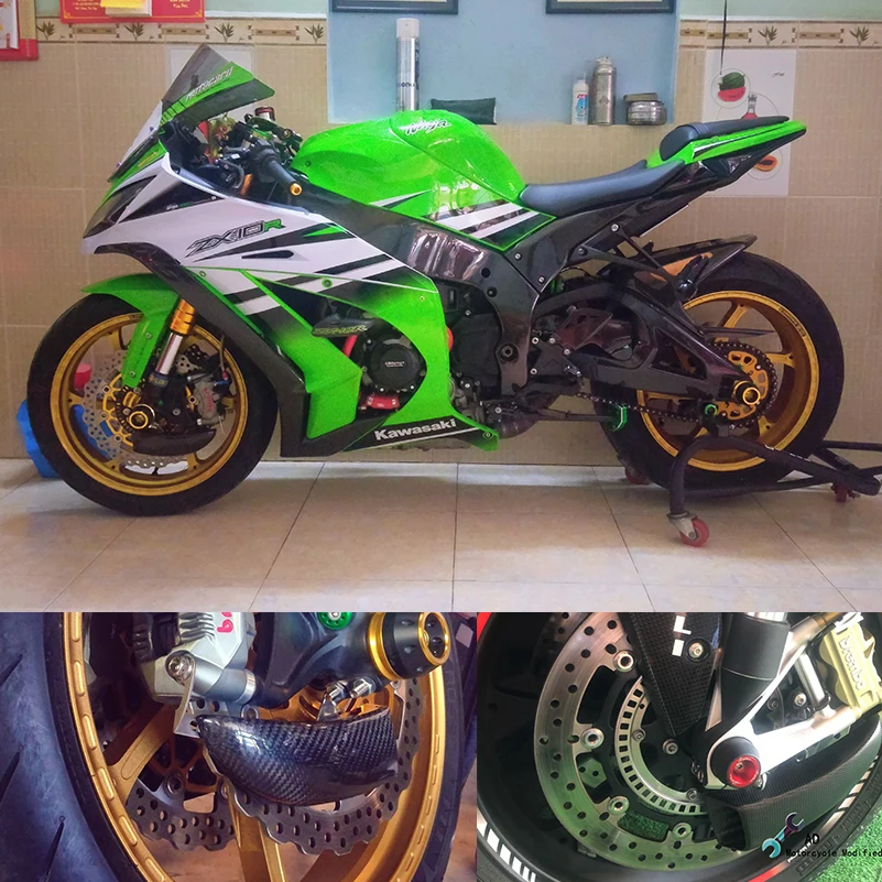 Для Kawasaki ZX 10R 14R 6R 636 12R ZZR1400 передний тормозной диск система воздушного охлаждения аксессуары мотоцикла тормозной диск части ZZR 1400