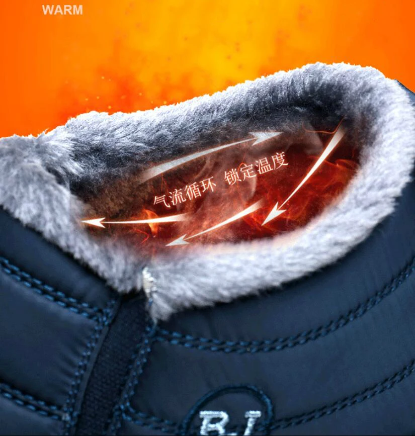 Promotion New Winter Women Shoes Snow Boots Unisex Fashion Plush Warm Waterproof Non-slip Booties Woman Low-cut Casual Shoes