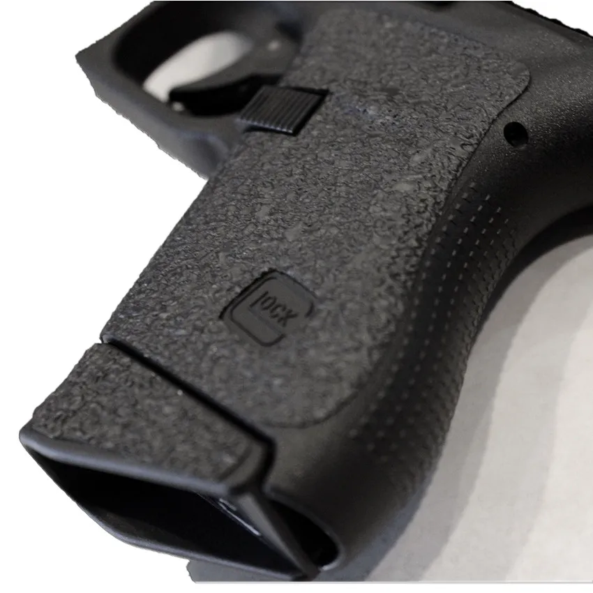 G43 нескользящая резиновая текстурированная лента для захвата перчатки на заказ Glock43 кобура антискользящее покрытие в области ладоней для 9 мм пистолета