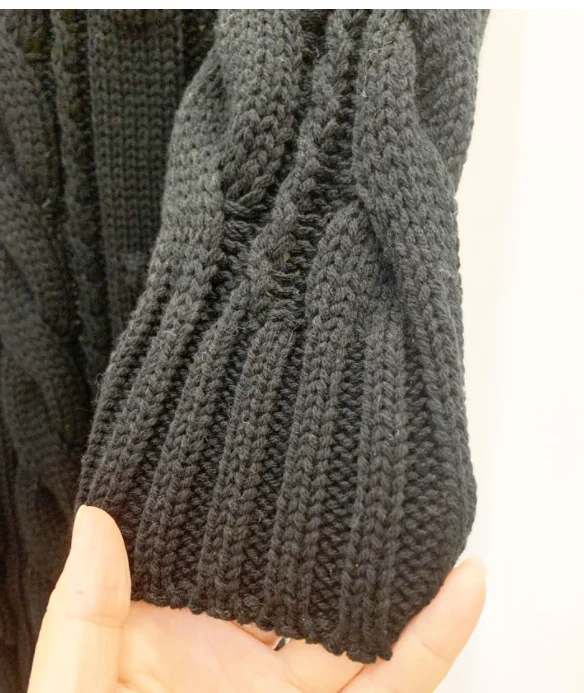 Мужской зимний длинный кардиган свитер куртки Свободные Повседневные свитера