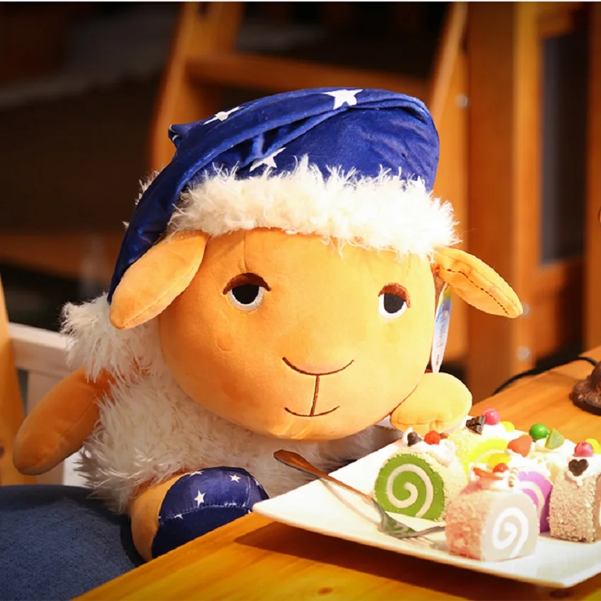 25 см/35 см/45 см Kawaii Плюшевые Овцы семья Радуга рубиновый набивные Животные Кукла