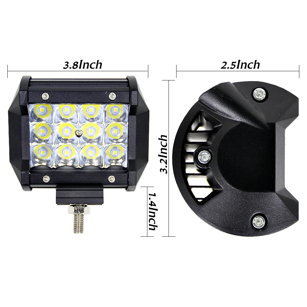 

LED Light Bar 4 Inch 36W Three Rows Work Lights Waterproof 5500 LM Modified off-road lights Roof Light Bar Work Lamp