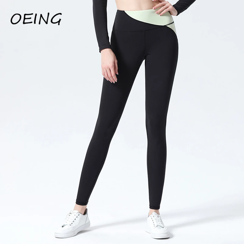 

Бесшовные леггинсы для фитнеса, женская спортивная одежда, модные эластичные лоскутные колготки, штаны для бега и йоги