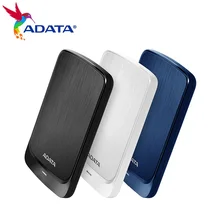 Original ADATA 2.5 External Hard Disk HV320 HDD 2TB 1TB USB 3.2 Gen 1 Slim Portable Storage Disk Hard Drive For Laptop/Desktop