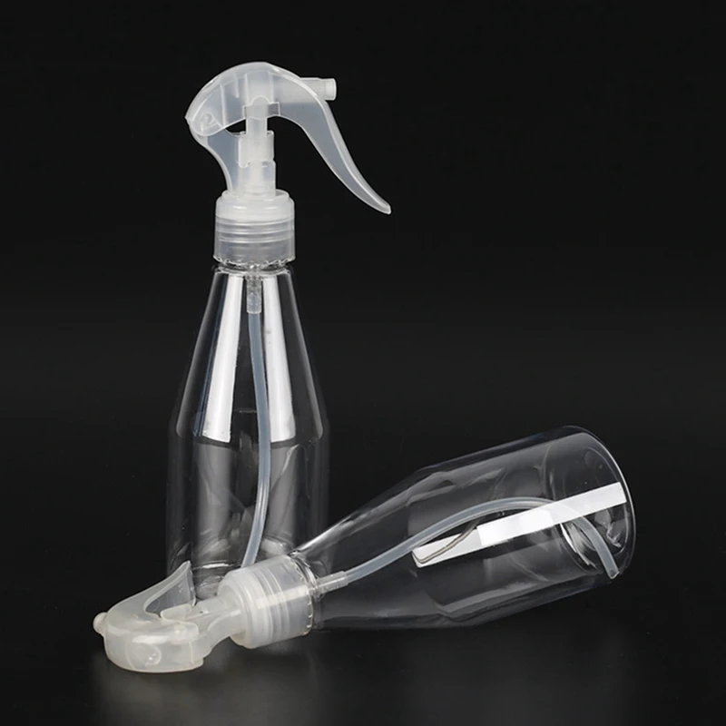 

1 Pcs Portable 200ML Plastic Spray Empty Bottle Transparent Makeup Moisture Atomizer Pot Fine Mist Hair Hairdressing Tools