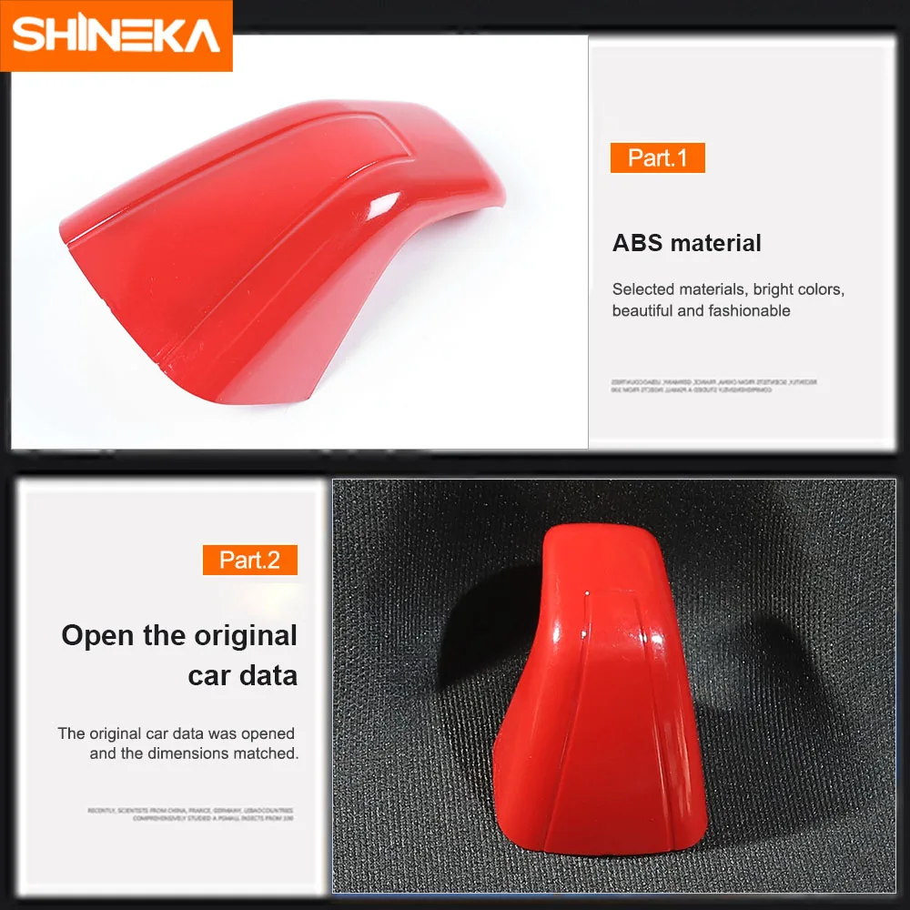 SHINEKA интерьерные наклейки для Challenger+ задняя крышка на крышу, декоративные аксессуары для Dodge Challenger up