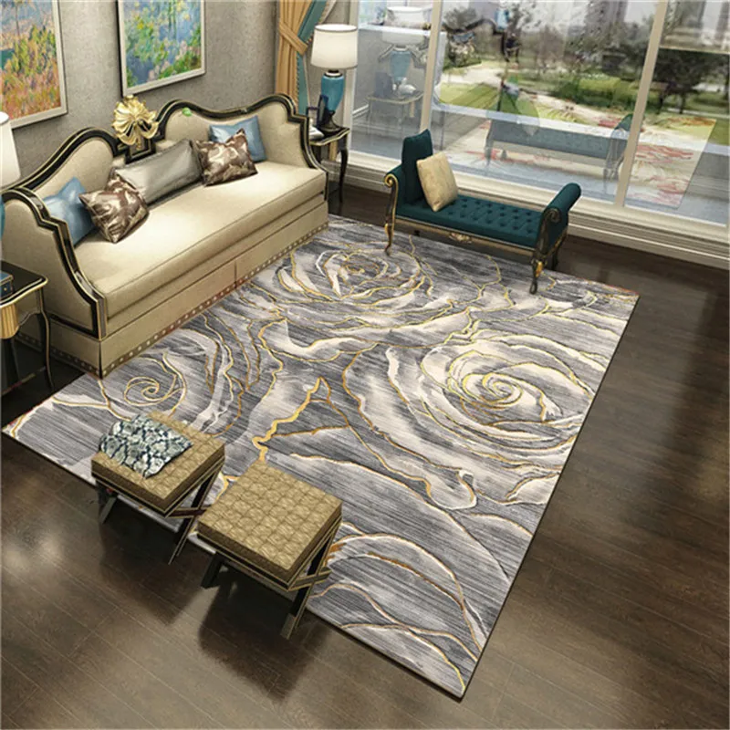 구매 대규모 크기 러그 기하학 스타일 거실 기하학적 아트 카펫 추상 장식 사무실 카펫 지상 매트 카펫