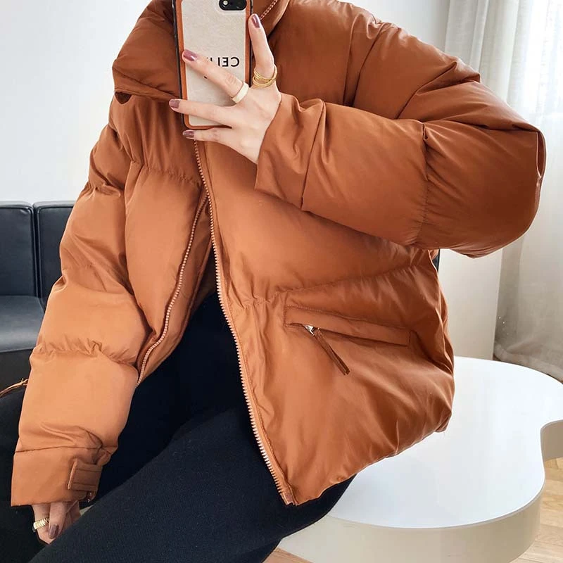 

Women's cotton jacket women short winter thick Korean loose cotton jacket