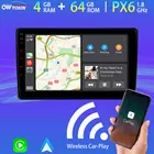 Автомобильный мультимедийный плеер 9 дюймов PX6 4G + 64G Android 10 для AUDI A4 S4 RS4 8E 8F B9 B7 RNS-E SEAT Exeo 5 * USB TDA7850 GPS Navi Radio HDMI