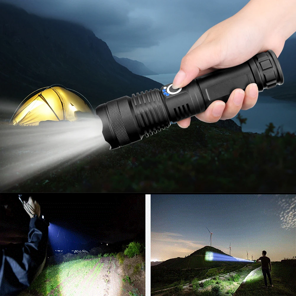 Миниатюсветильник ный перезаряжаемый фонарик P50 самый мощный 5 режимов