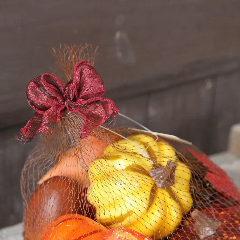 Искусственная тыква сосна конус желудь кленовый лист для осеннего урожая