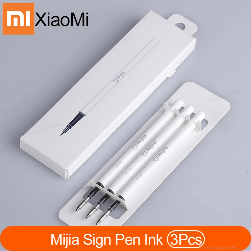 Оригинальная ручка Xiaomi Mijia 3 шт. чернила для письма MI Pen 9 5 мм PREMEC гладкие