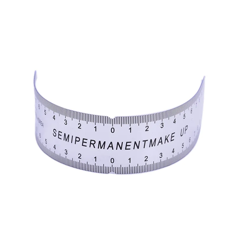 

1PCS Eyebrow Guide Ruler Reusable Semi Permanent Eyebrow Ruler Eye Brow Measure Tool Microblading Calliper Stencil Makeup Tools