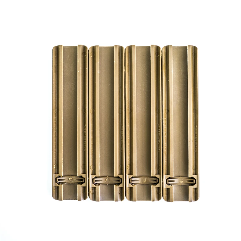 4 pcs/set Airsoft Handguard Rail Panel Ribbed 20mm Picatinny Weaver Rail Covers AEG GBB Paintball Airgun Hunting Accessory