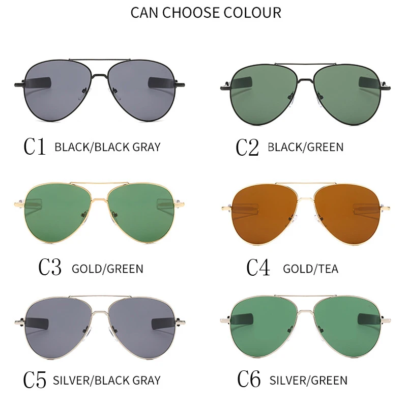Classic aviation sunglasses for men women metal frame uv400 lens Pilot Sun Glasses Fishing Driving Goggles Shades Oculos | Аксессуары