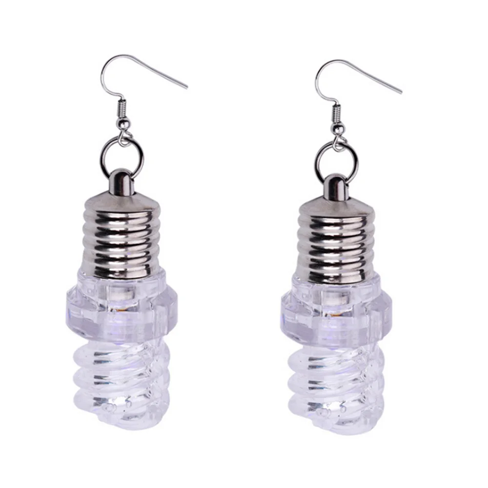 Красосветильник светодиодные лампочки светящиеся серьги забавные панковские