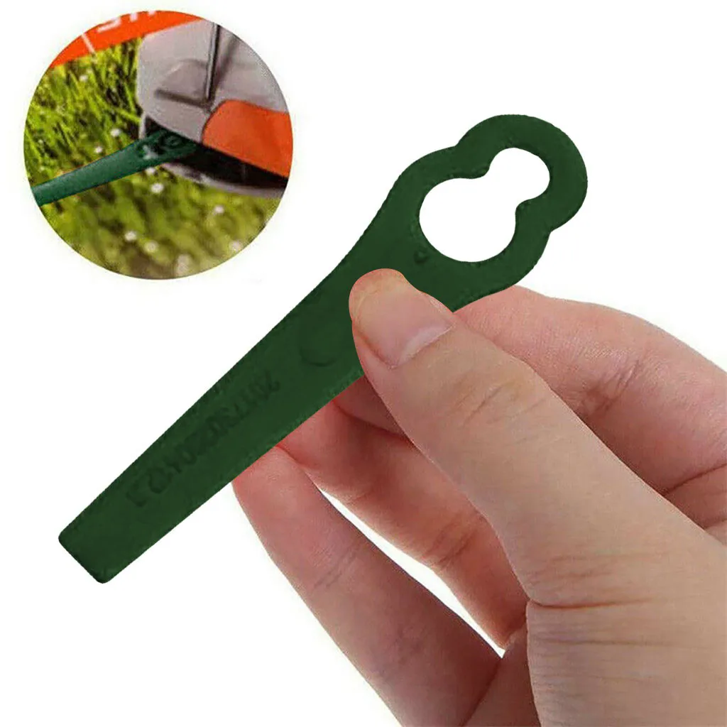10 шт Пластиковые лезвия бритвы режущая заменить для беспроводные травы сад