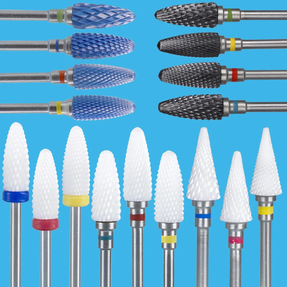 

Milling Cutter For Manicure Electric Nail Drill Bits For Manicure Machine Mill Cutter for Removing Gel Nail Varnish Polish Files