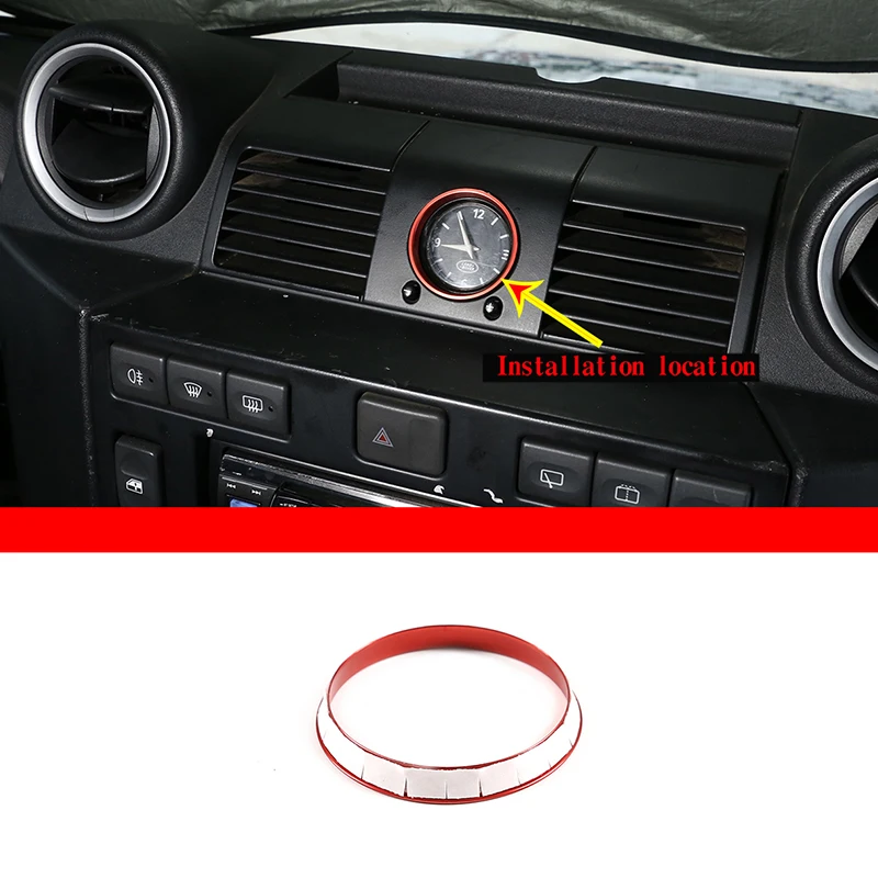 Для Land Rover Defender 2008-18 украшение из алюминиевого сплава для приборной панели