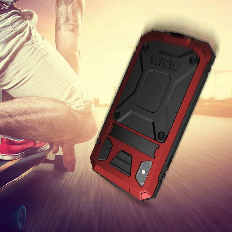 

Stand Armor Phone Holder Case for iPhone Xs Max ShockProof Cover for iPhoneXs Max