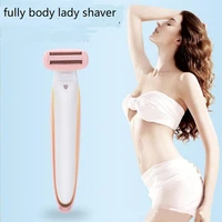 portable electric body shaver lady bikini trimmer female hair remover women epilator underarm haircut private area pube clipper