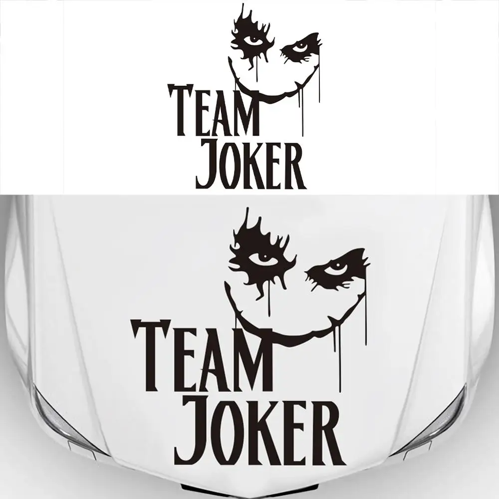Универсальные автомобильные наклейки TEAM JOKER Виниловая наклейка с текстом на