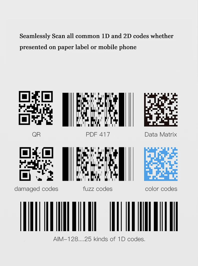 Супер быстрый высокое качество QR/1D/2D сканер штрих-кода M26 для розничной торговли Pos супермаркет водительская Лицензия США